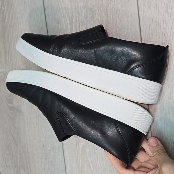 Fitflop Women RallyLeather Platform Black Cush Slip-On Shoes Sneakers Shoes Sz 7 - Picture 9 of 14